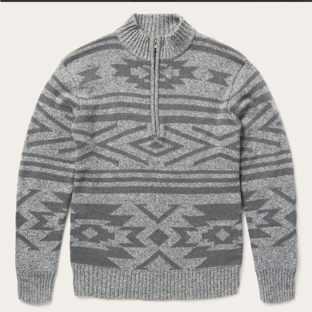 STETSON AZTEC WOOL-BLEND PULLOVER